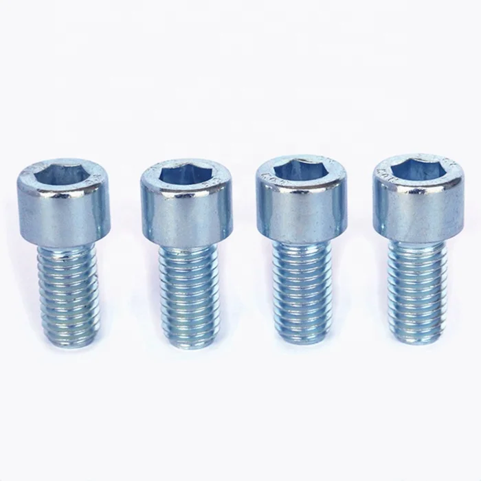 ANSI B18.3.1M M1.6 to M48 blue hot dipped galvanized hex socket head screws