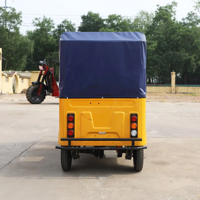 Electric Hybrid 200KM auto rickshaw tuk tuk 6 passenger tricycle motorcycle