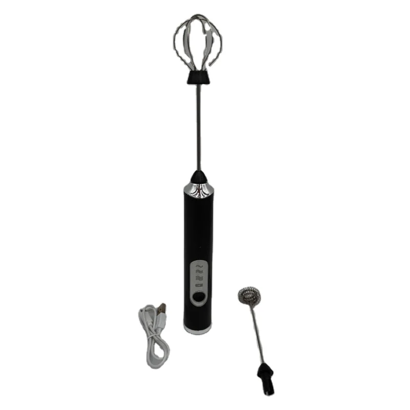 Electric milk frother handheld coffee mixer mini whisk battery powered milk frother