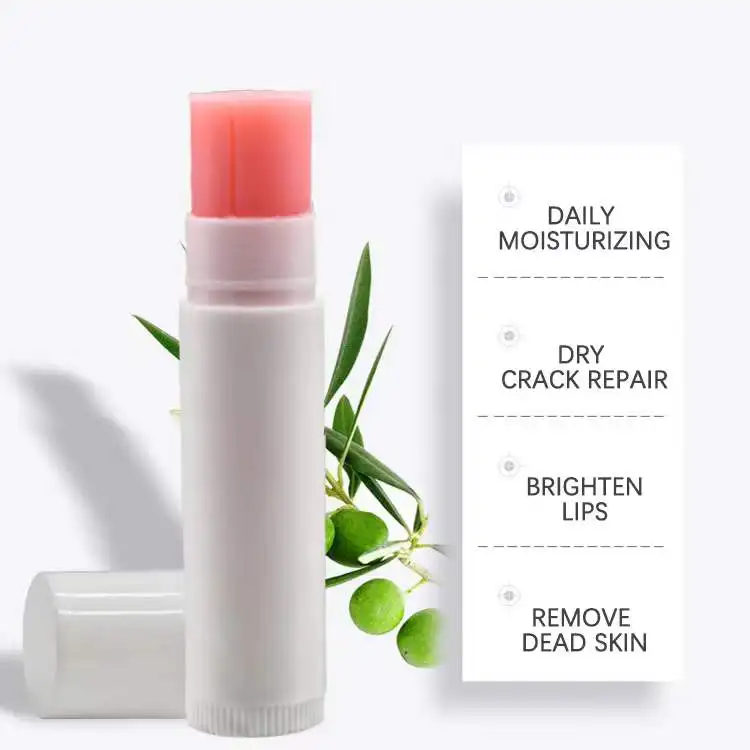 Wholesale factory price bulk color glitter lip moisturizer balm oem organic private label box packaging for female