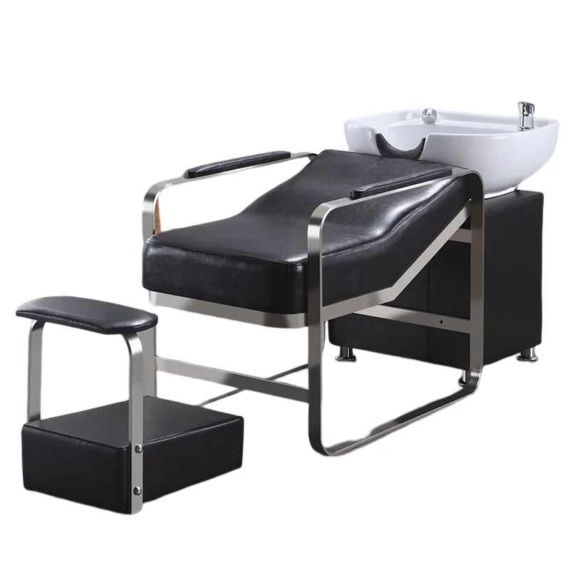 Shampoo Bed for Barber Shop Hair Salon Equipment Washing Bascin Salon Furniture Shampoo Chair Commercial Furniture