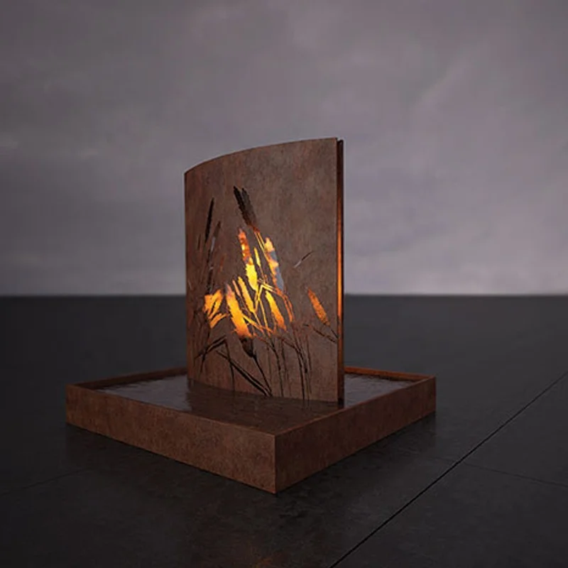 Пшеничная стена Corten стальная
