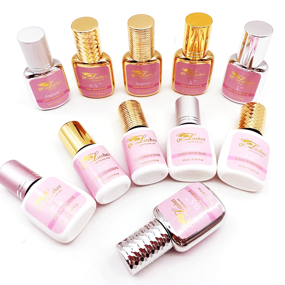 Private label New design PMMA FREE waterproof strong hold stick super lash extension glue adhesive eyelash glue