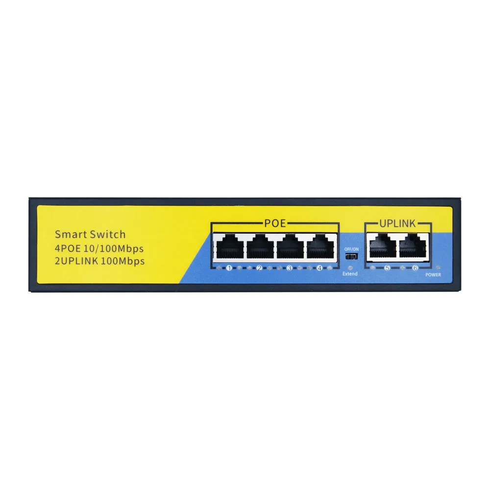 hot selling 4 port Fast Ethernet OEM poe switch support 48V POE like TP-Link network Switch