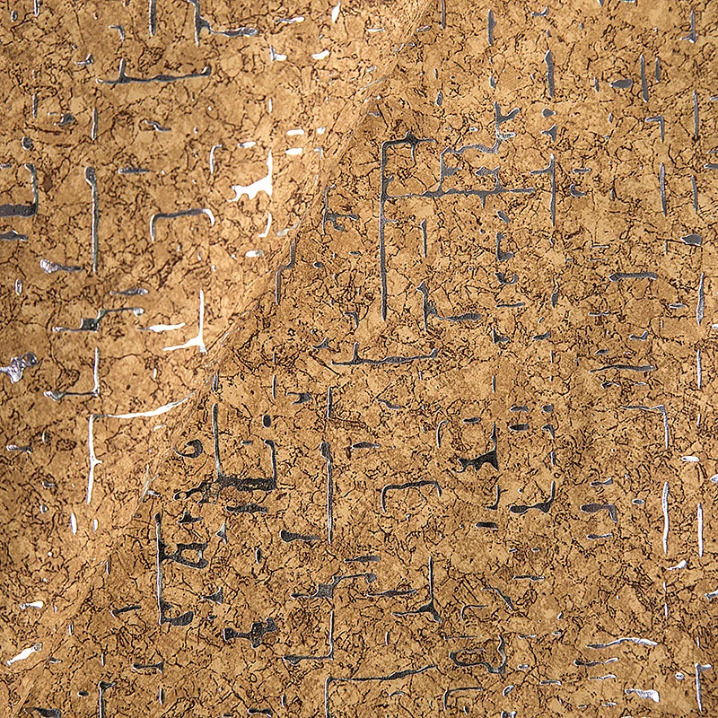 
Eco-friendly Elastic Natural Artificial Leather Fabric Synthetic PVC PU Cork Leather For Making Shoe Material 