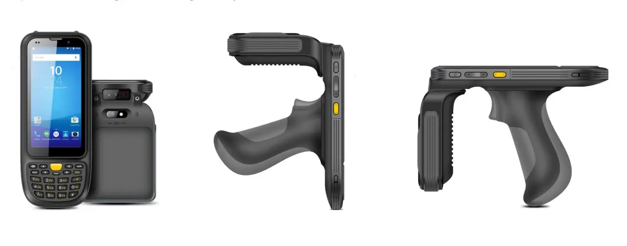 C60 20 meters Android 10 Impinj R2000 rugged handheld UHF RFID PDA reader for Warehouse Inventory