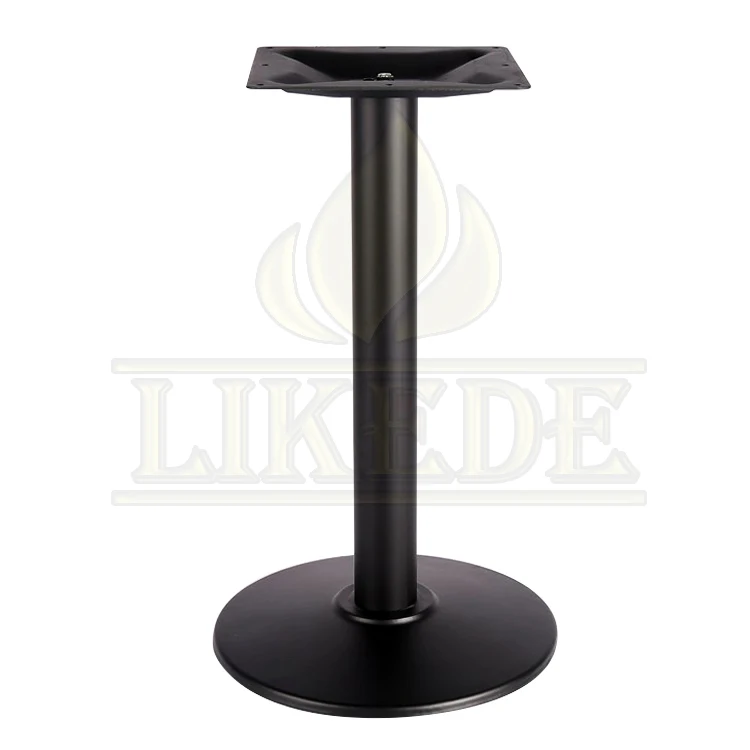 Cheap high quality dining table base round cast iron wood slab table legs