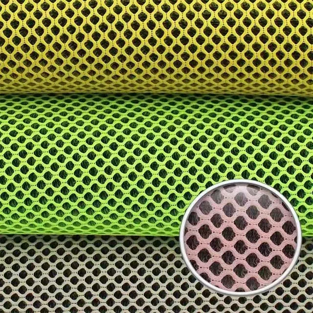 double tones fashionable breathable air mesh fabric sandwich 3d mesh fabric for summer season