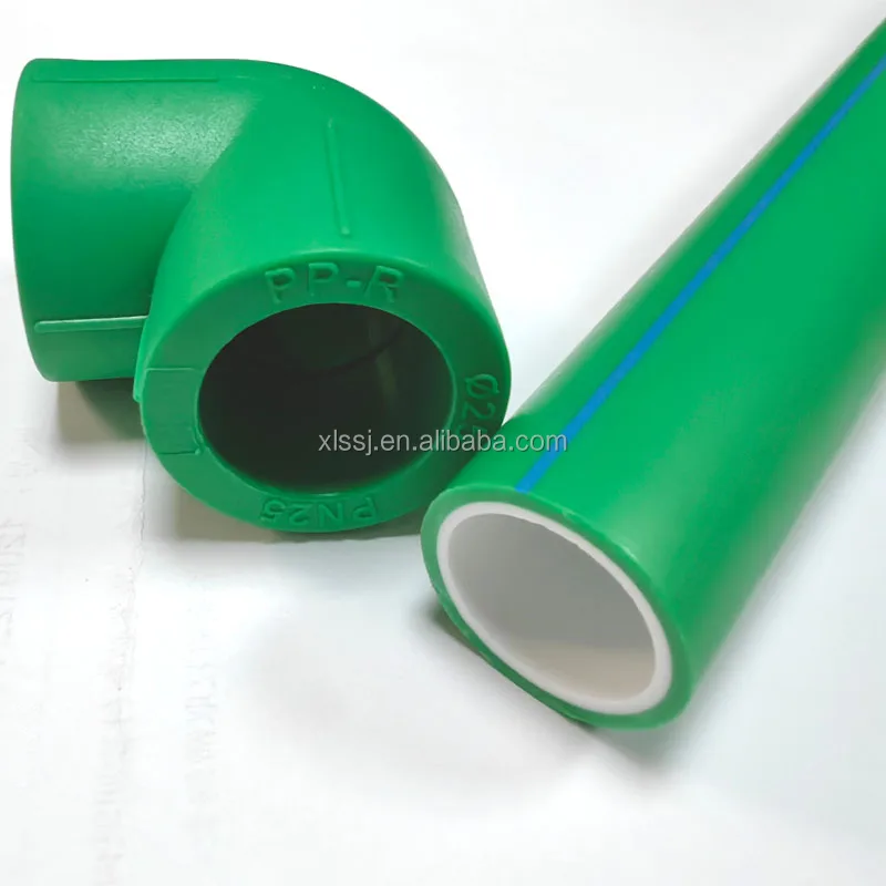 PPR Pipe Water Supply Pipe Ppr Size 20-160mm Water Tube / PE PPR Pipe Fittings