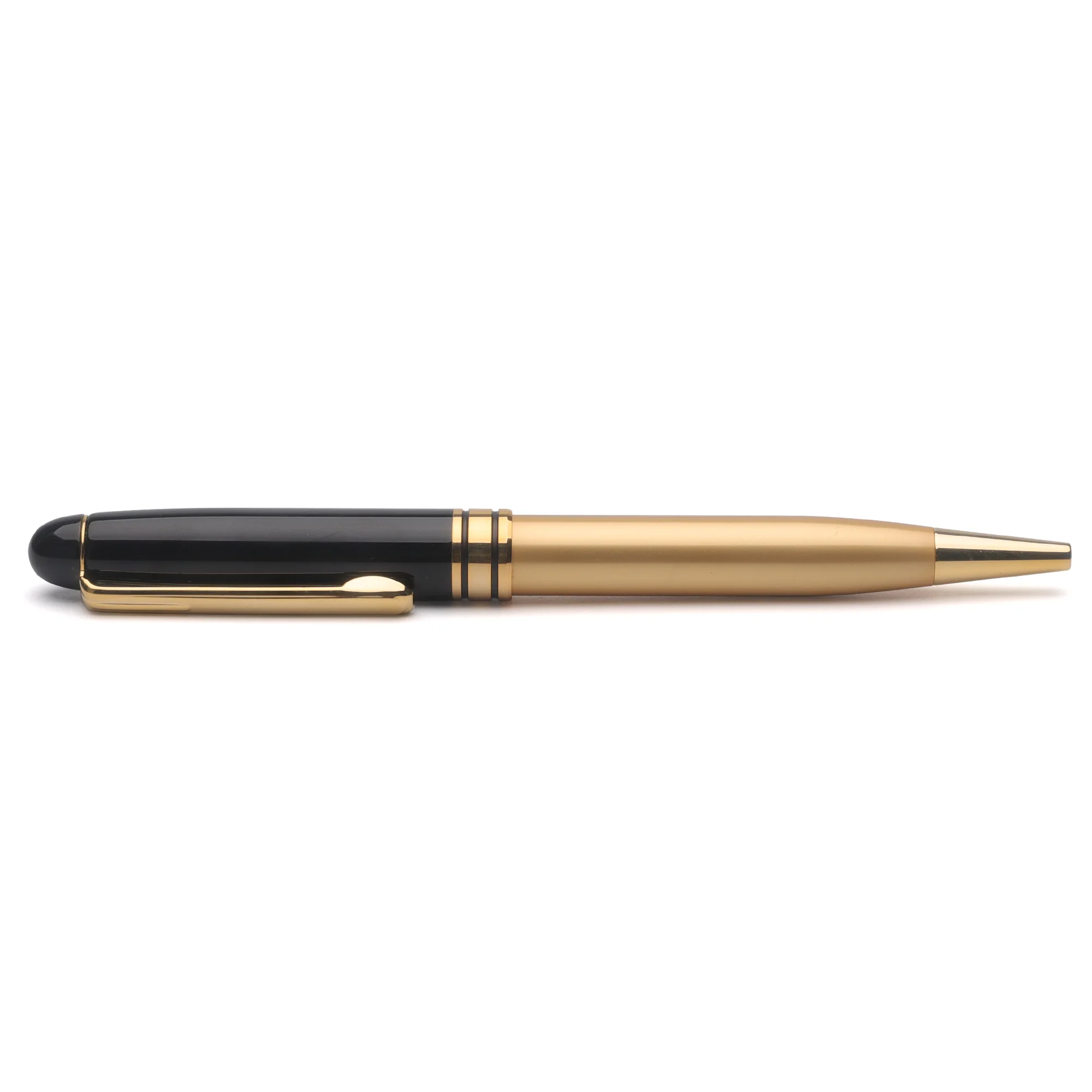 Stocked Luxury Gift Golden Ball Pen with Metal Parker Refill for Business Gift