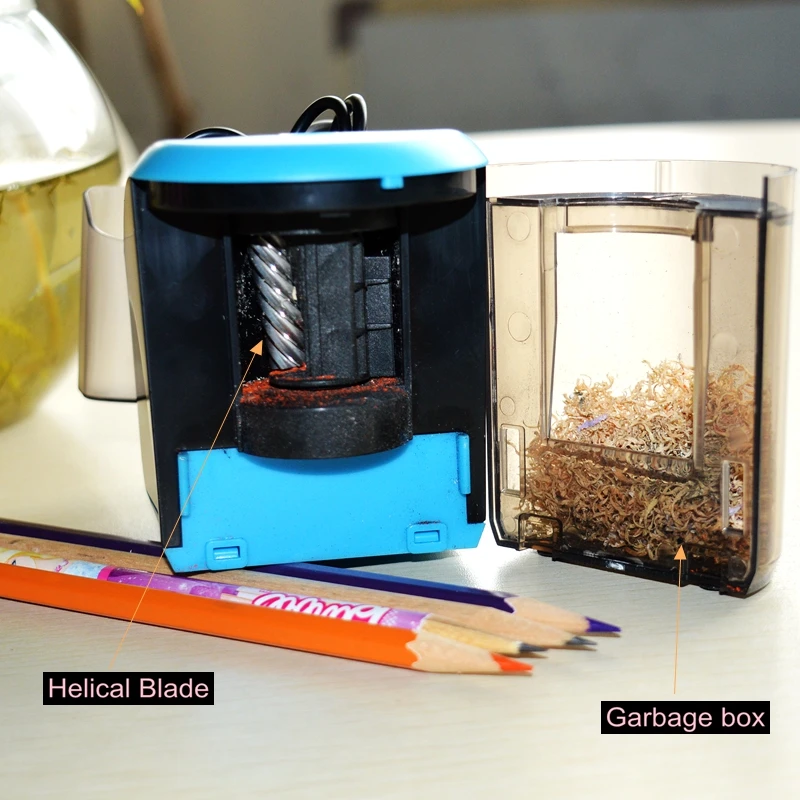 8seconds fast sharpening  time development of new products electric pencil sharpener desk