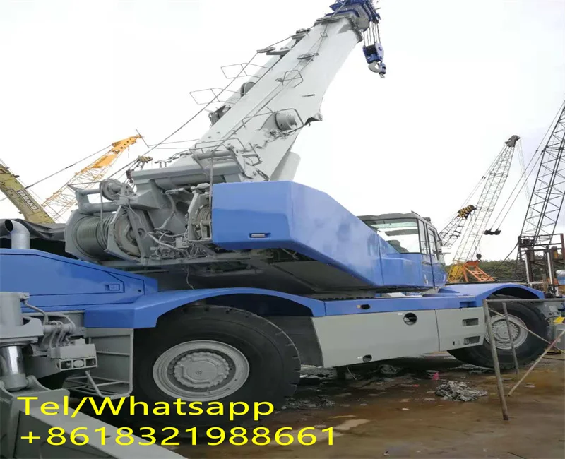 Used Original Japan Efficiency coupled massive lifting capacity Komatsu 50 TOn LW500-1Rough Terrain Crane