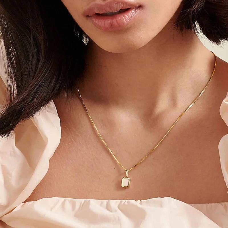 Wholesale Custom Fashion Jewelry 316l Stainless Steel High Quality 18k Gold Plated Deco Birthstone Charm For Necklace