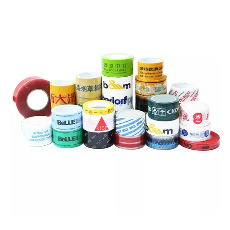 Adhesion Customized Printed Fragile Opp Packaging Tape Bopp Sticky Tape With Logo