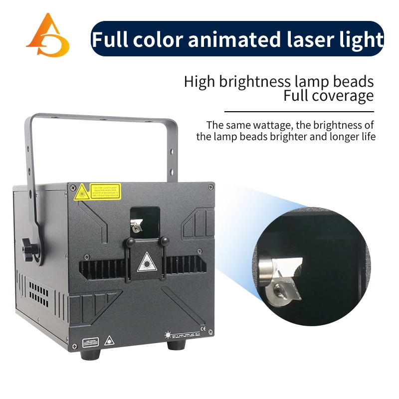 Wholesale new products 5w laser light custom logo animation rgb 3in1 laser light for club