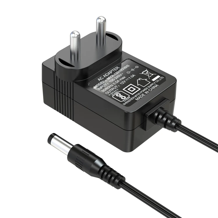 BIS Certification 5v 2a power adapter 12v1a India ac dc power adaptor
