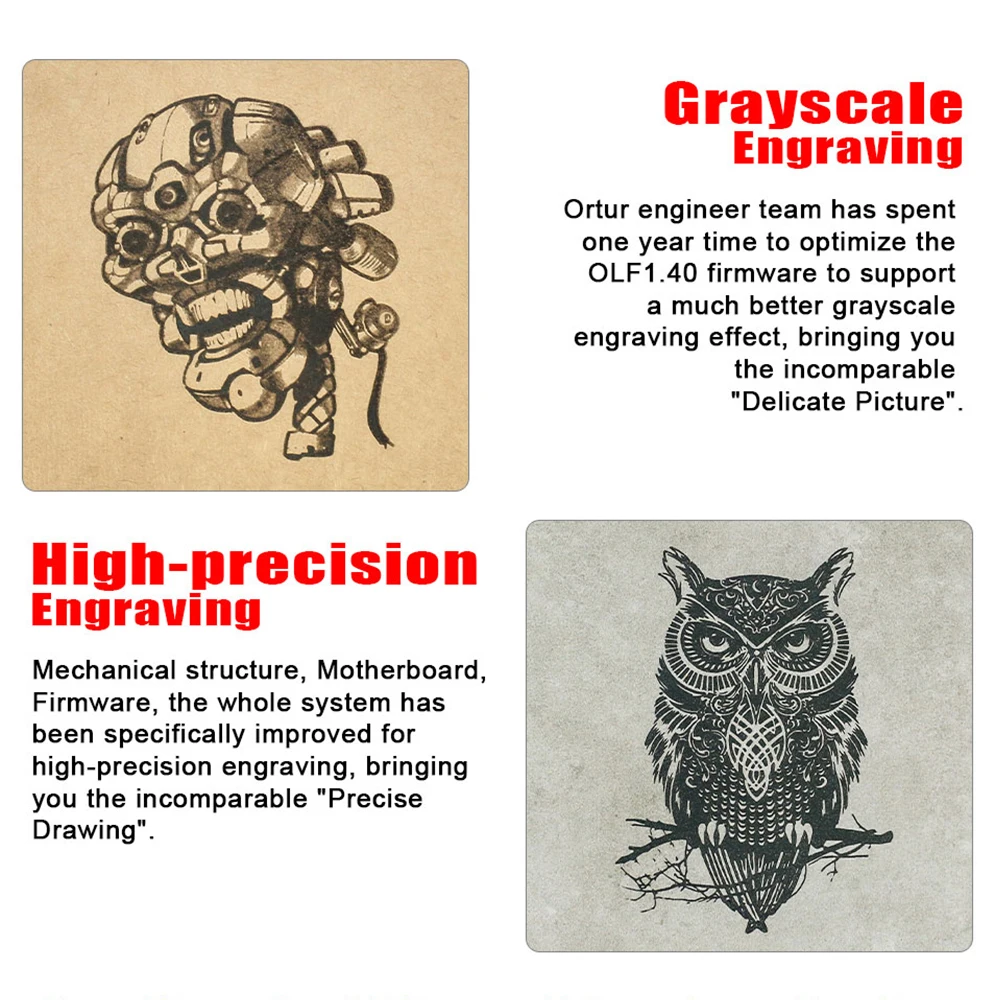 Ortur Laser Master 2 7W laser engraving machine 400 x 430 mm large engraving area CNC DIY Logo engraver machine