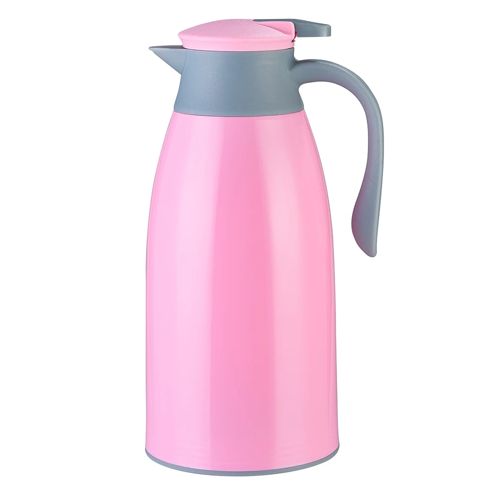 pp body plastic free double wall tea and water thermos vacuum flask