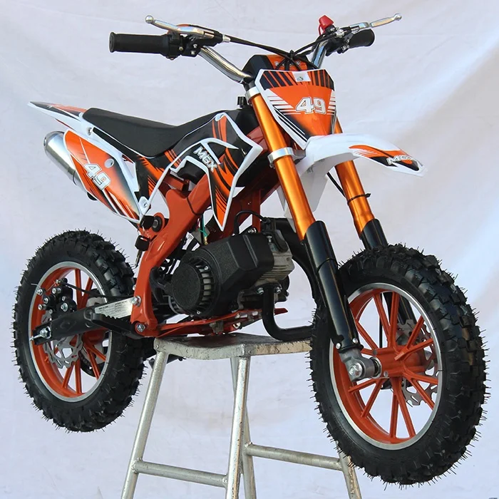 49cc 2-stroke Electric start gasoline cross  Dirt Bike