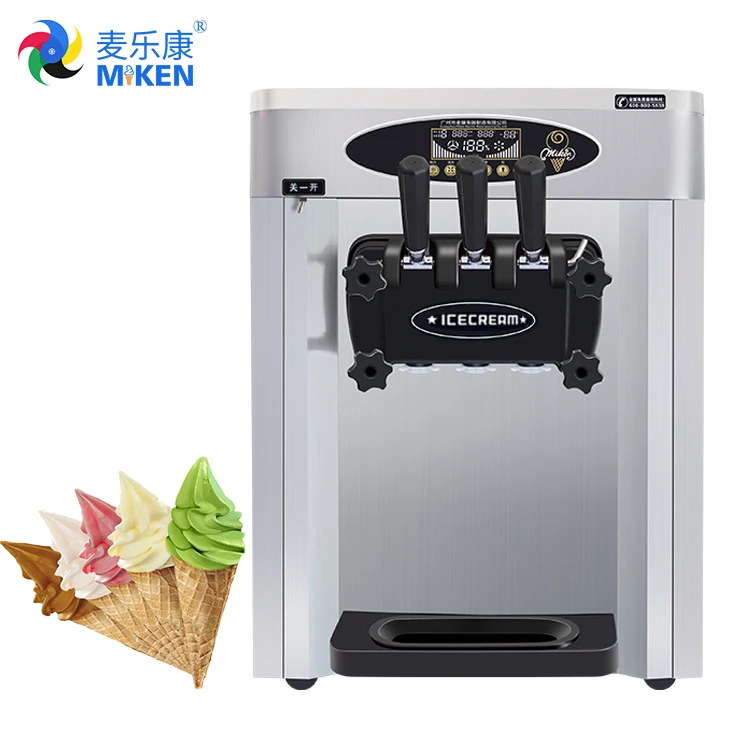 MK-25CTB 25L Table top yogurt in ice cream maker factory price wholesale/professional ice cream maker machine