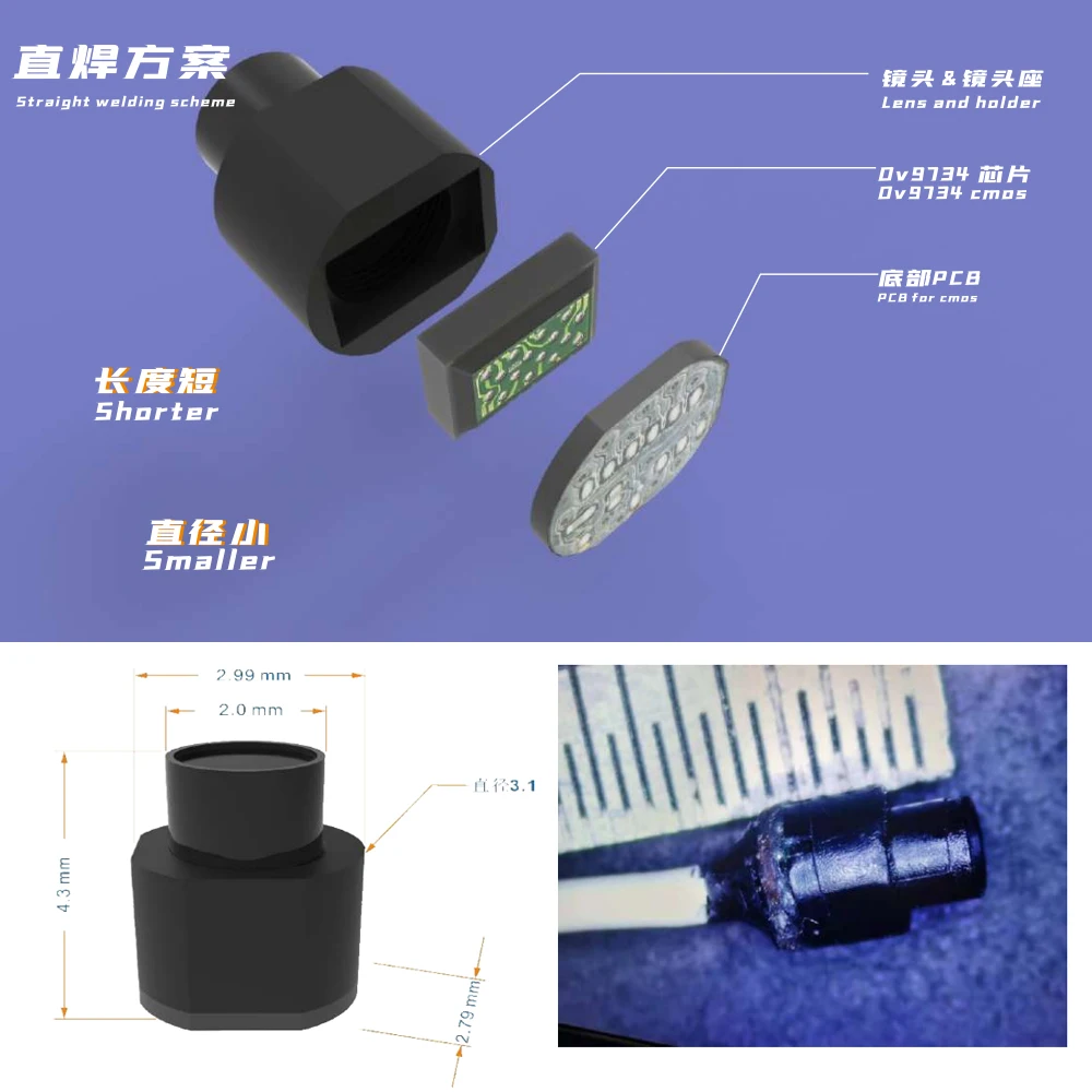 High speed USB mipi camera module for smartphone