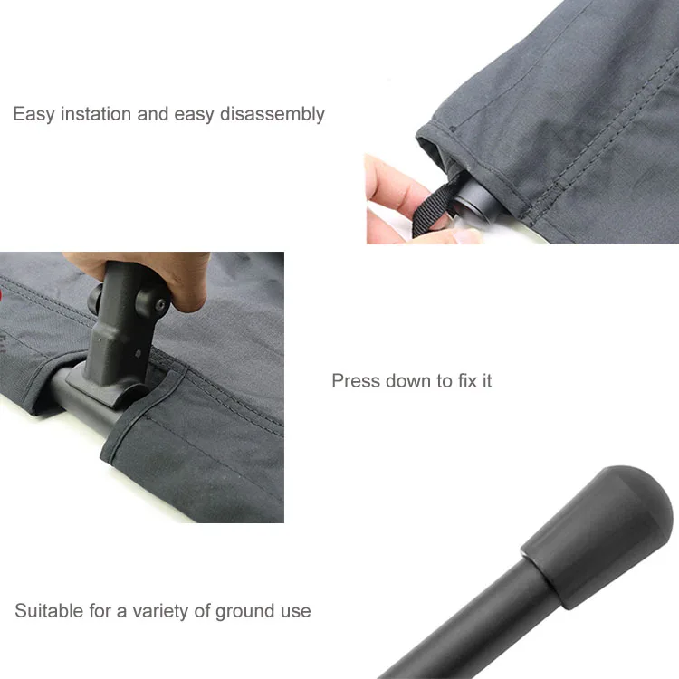 Outdoor Ultralight Folding Sleeping Bed Leisure Camping Equipment Cot Hiking Single Portable Camping Bed