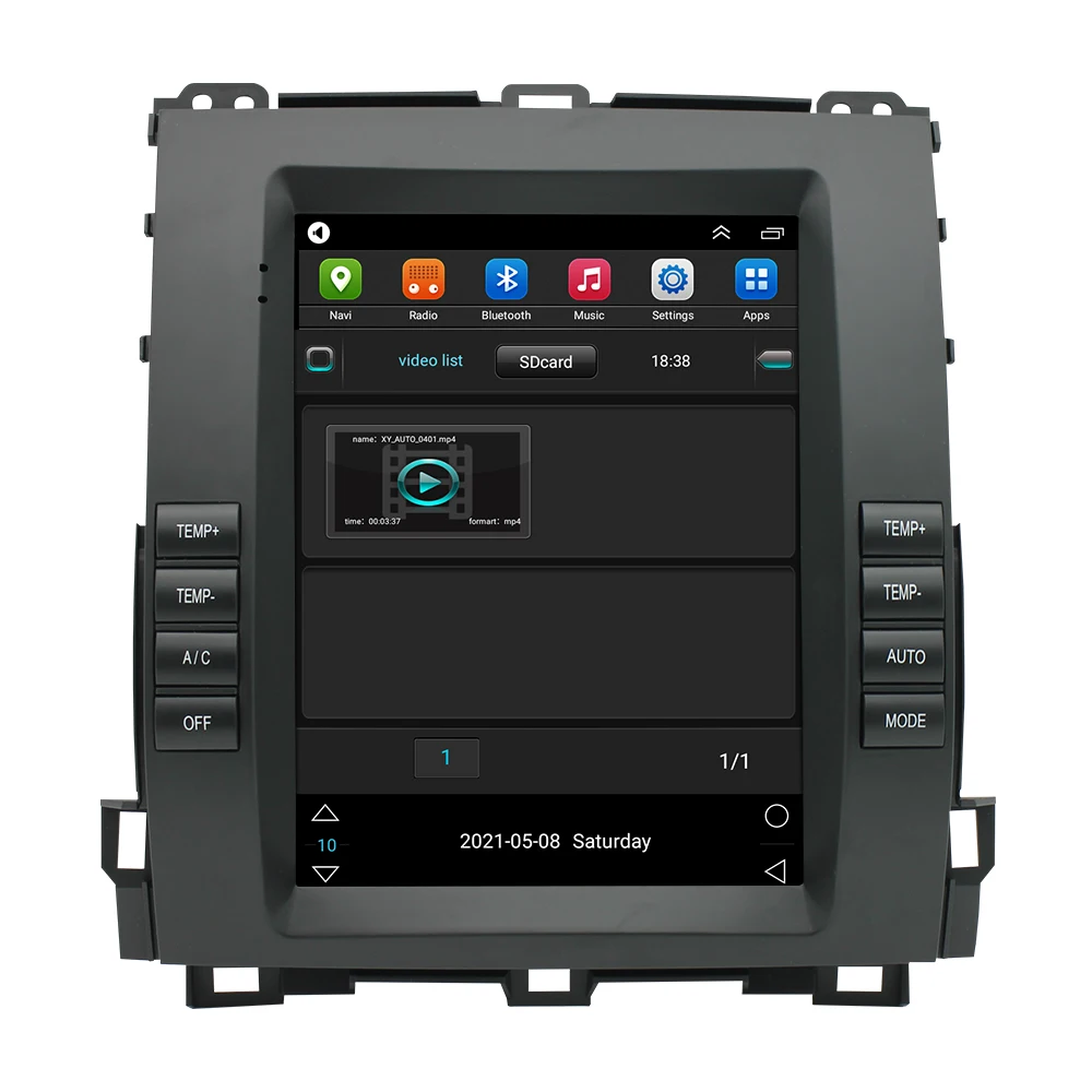Car Radio for Lexus GX470 Car stereo multimedia player For Toyota Land Cruiser Prado 120 2002 - 2009 android auto carplay