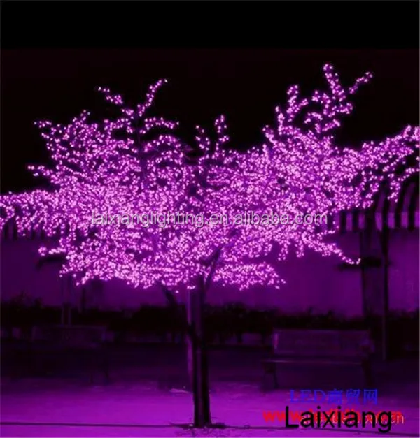 1.8m Pink Cherry Tree Light Waterproof Outdoor Led Tree Lights IP65 2.8m Tall