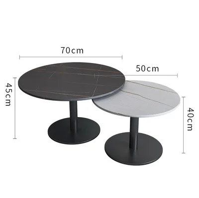 Italian light luxury rock plate dining table family small family multi-person dining table restaurant rectangular iron