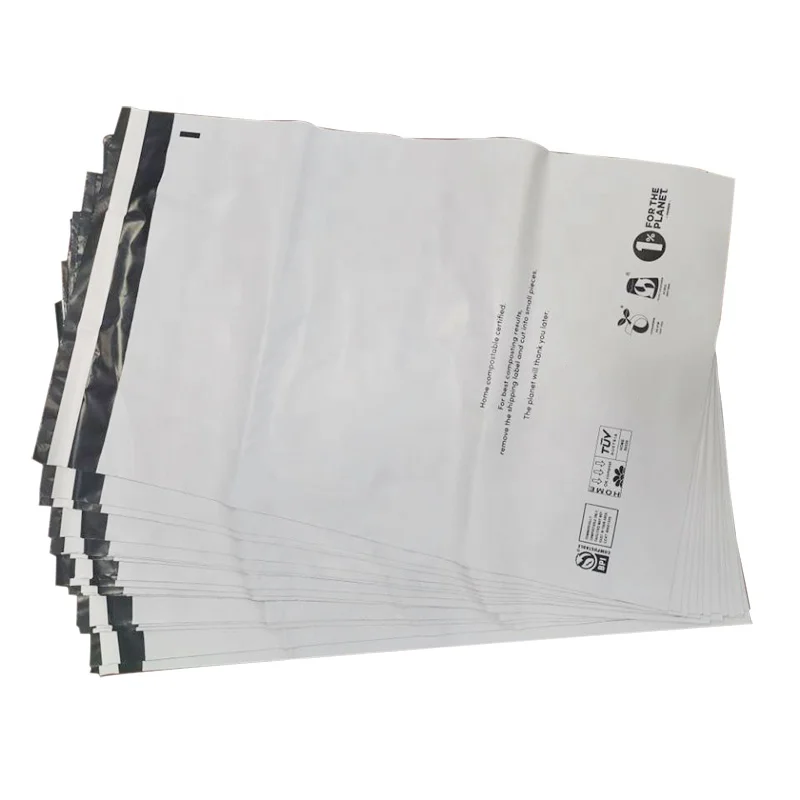 Custom Logo Blue 100% Compostable Self-Adhesive Mailing Bags Biodegradable Polymer Material Biodegradable Polymer Material