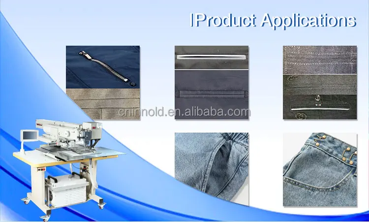 Automated Industrial Jeans Front Laser Patch Welding Jean Pocket Sewing Machine