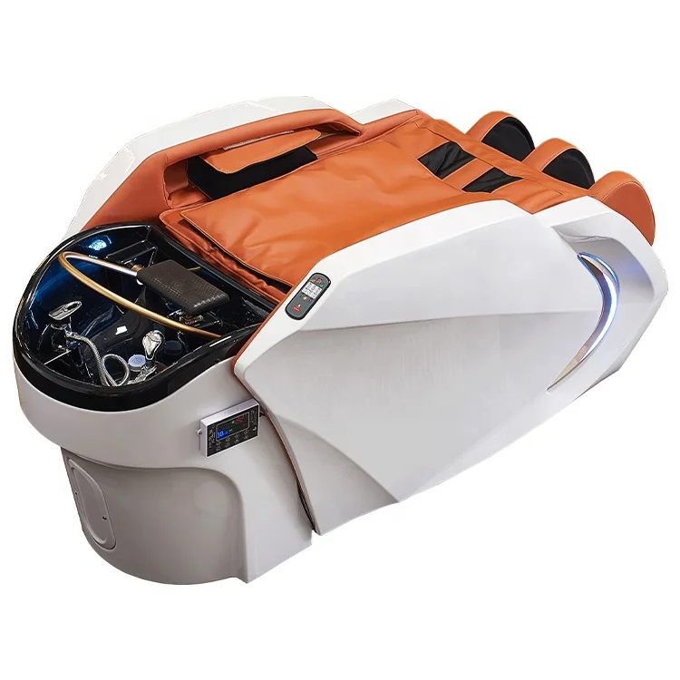 Factory outlet luxury Salon Hair Washing electric Massage Table Shampoo Bed