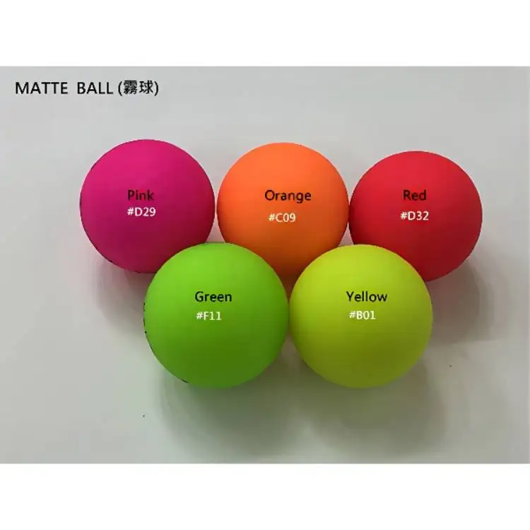 PRIMUS GOLF High quality Customized Colorful 2 Piece matte golf ball blank Made in Taiwan matte golf ball