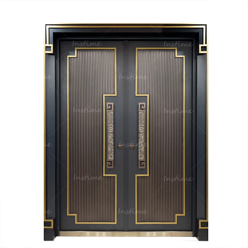 Instime Factory Direct Sales Reasonable Price Mexin Steel Door Supplier Fast Delivery  For Guard Against Theft