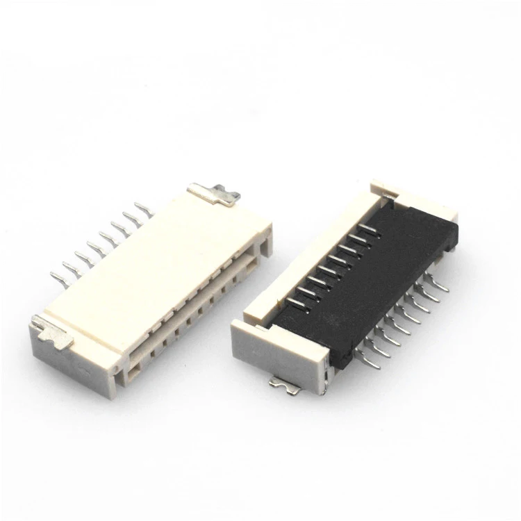 1.0mm Pitch Front insert Back flip-lock SMT ZIF type with big socket 4-40P FPC/FFC connectors