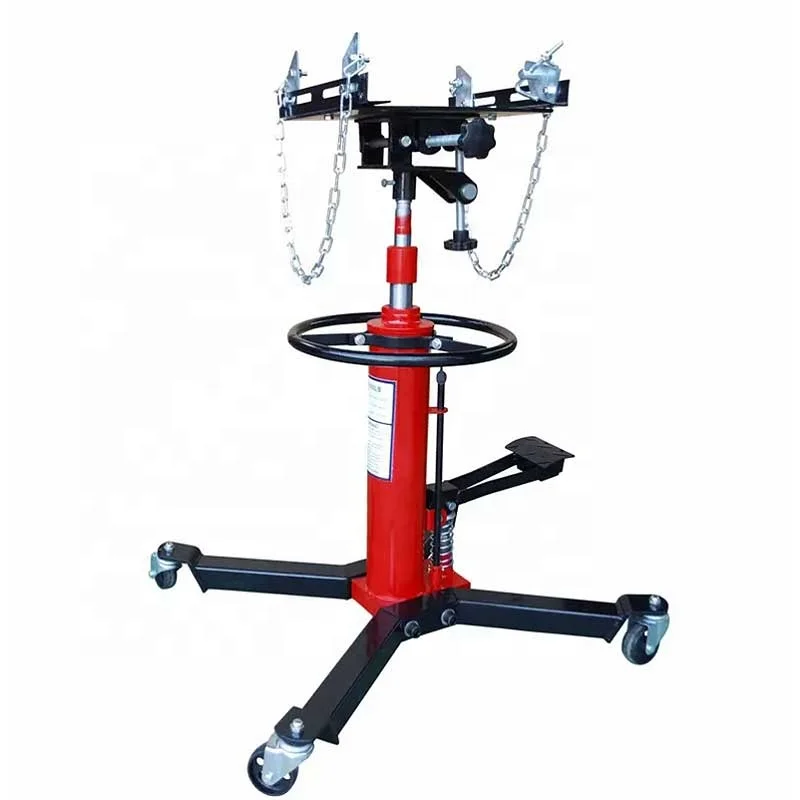Hot Selling Two Stage Lifting 0.5t Transmission Jack High Lift Range Hydraulic Transmission Jack for Repair Car or Light Truck (1600648103920)