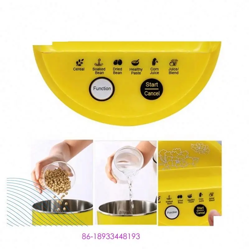 Soy Milk Maker, Almond Milk Maker, Rice Milk Maker and Soup Maker