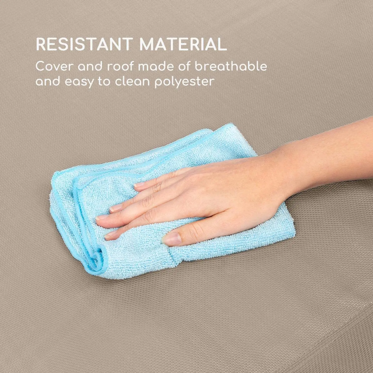 Garden Grove Lounger Swing Bed Powder-Coated Steel Frame Lying Surface with Removable and Washable Cover 6 cm High Padding