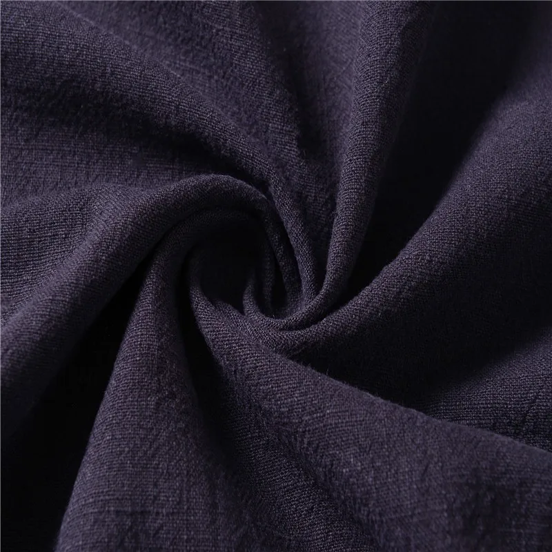 2022 Popular Product Heavy Weight Sand Washed Fabric Plain Dyed Bamboo Pattern Burlap Curtain Sofa Cover Ramie Cotton Fabric