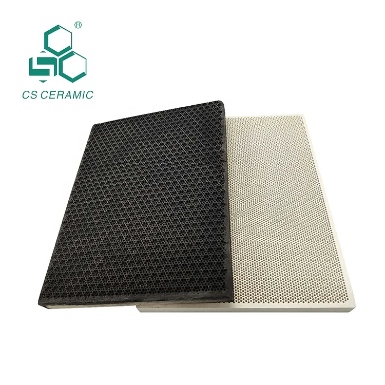 Energy efficient infrared ceramic burner plate for Gas Heater