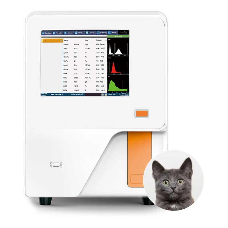 YD-H302VET RANDI Brand CHINA Cheap Manufacturer Laboratory 3-part Veterinary Hematology Analyzer