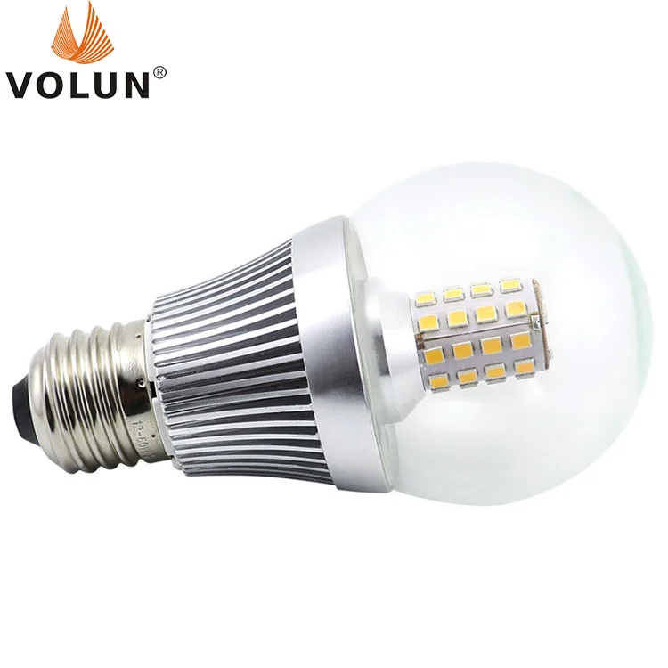 360 degree beam 10-30V 48-60V 85-260V luminous 24V led bulb light 36V high power 7W 9W 12W led solar light bulb