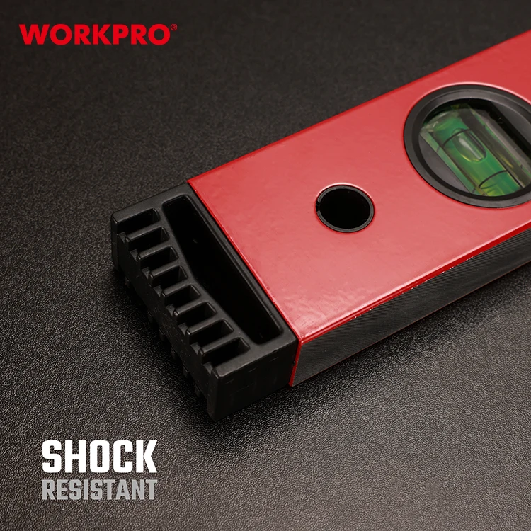 WORKPRO 400MM Aluminum Magnetic Box Level With Magnetic Base