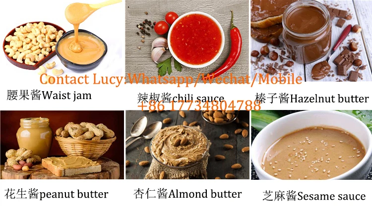 Hot sale JM60 strainless steel peanut butter machine colloid mill machine peanut butter filling machine