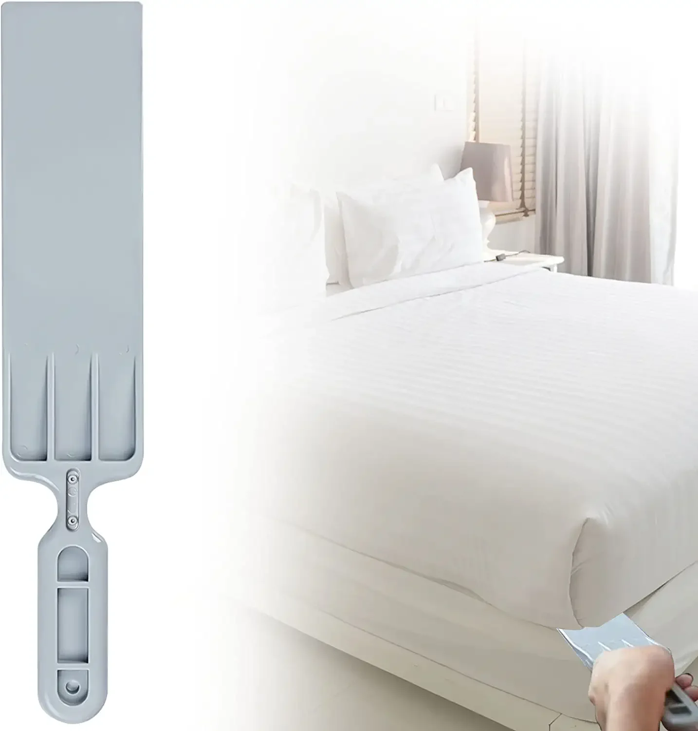 TOPFENG Bed Sheet Tuck in Tool, Tucking Paddle for Bed Making Easier & Without Mattress Lifting, Bedsheet Change Helper