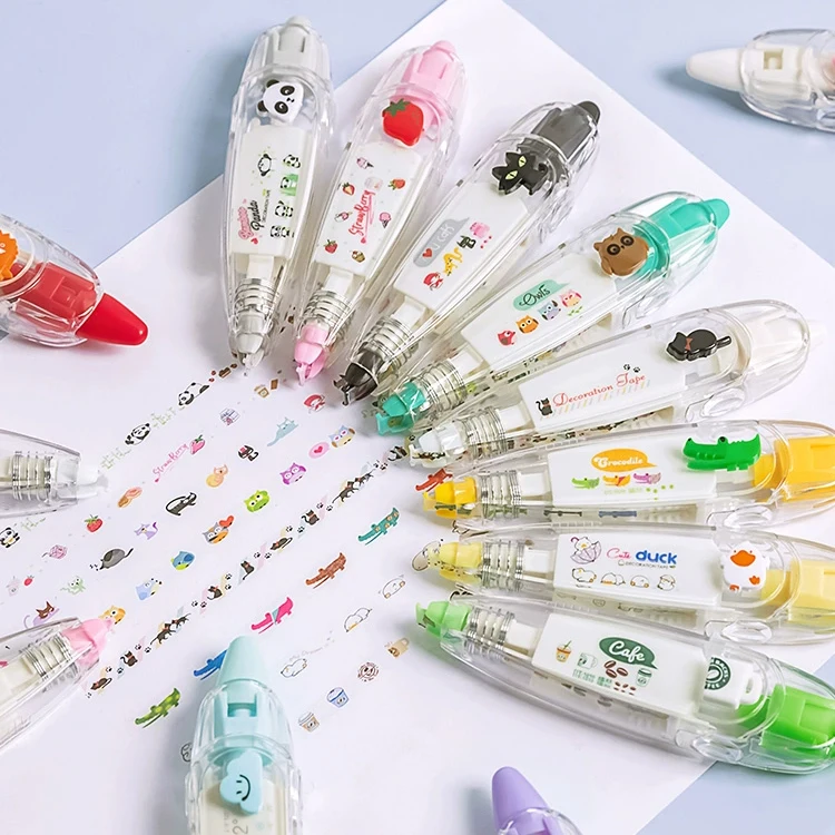 2024 creative stationery cartoon cute diary decorative correction Decor Handbook Decoration Tape for girls Lace correction tape