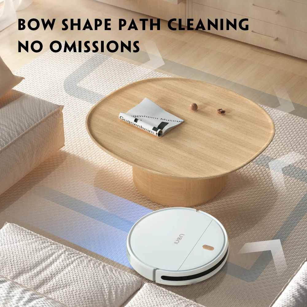 Uoni robot vacuum cleaner Samurai 2  robotic 3000Pa suction robot mop smart app control alexa S2