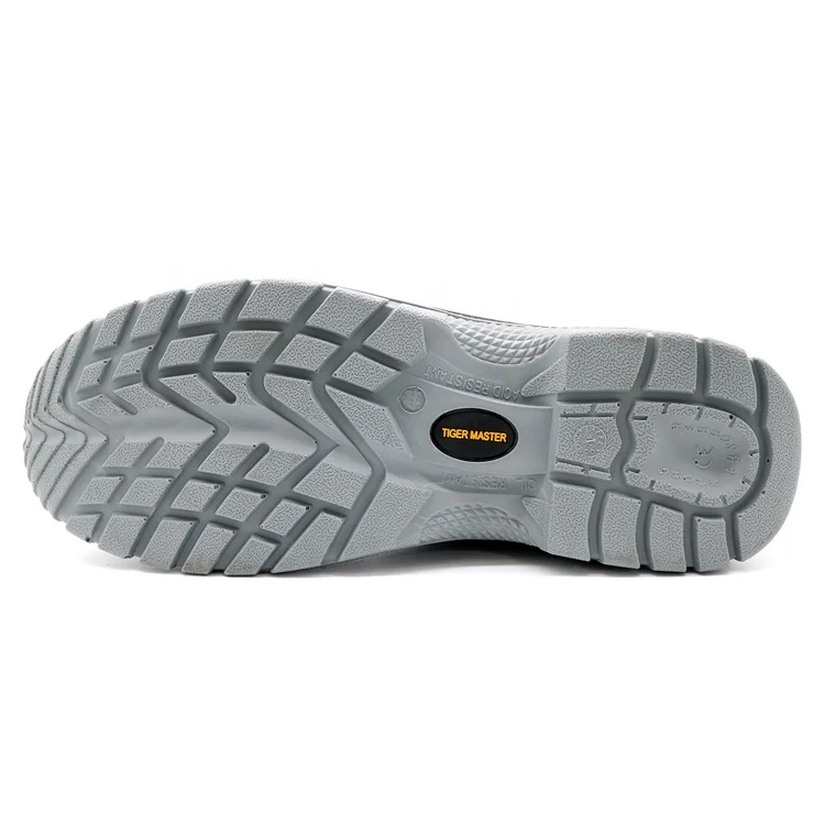 CE Verified Anti-slip Oil Water Proof Prevent Puncture Steel Toe Men Protection Industrial Work Leather Safety Shoes
