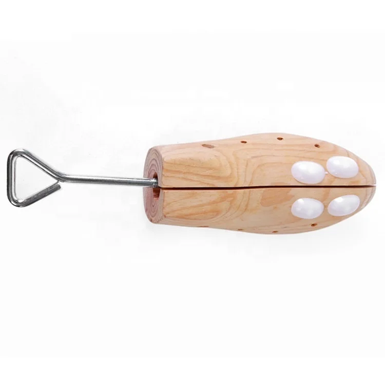 LM009 Wearable Pine Wood Shoe last Comfort Shoes adjustable shoe tree