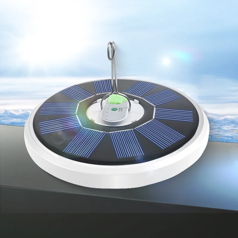 Outdoor LED emergency lights adjustable garden flag pole light waterproof solar led camping light